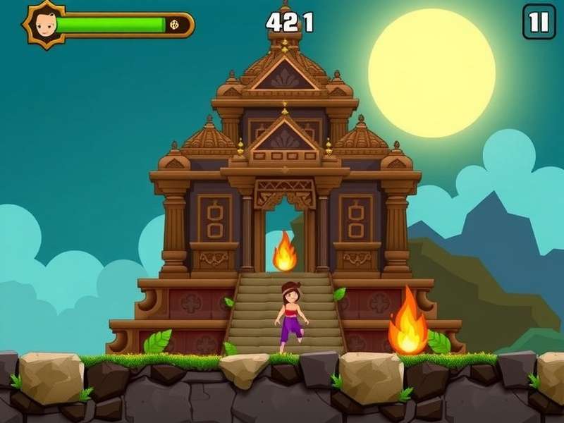 Divine Temple Run Gameplay Screenshot
